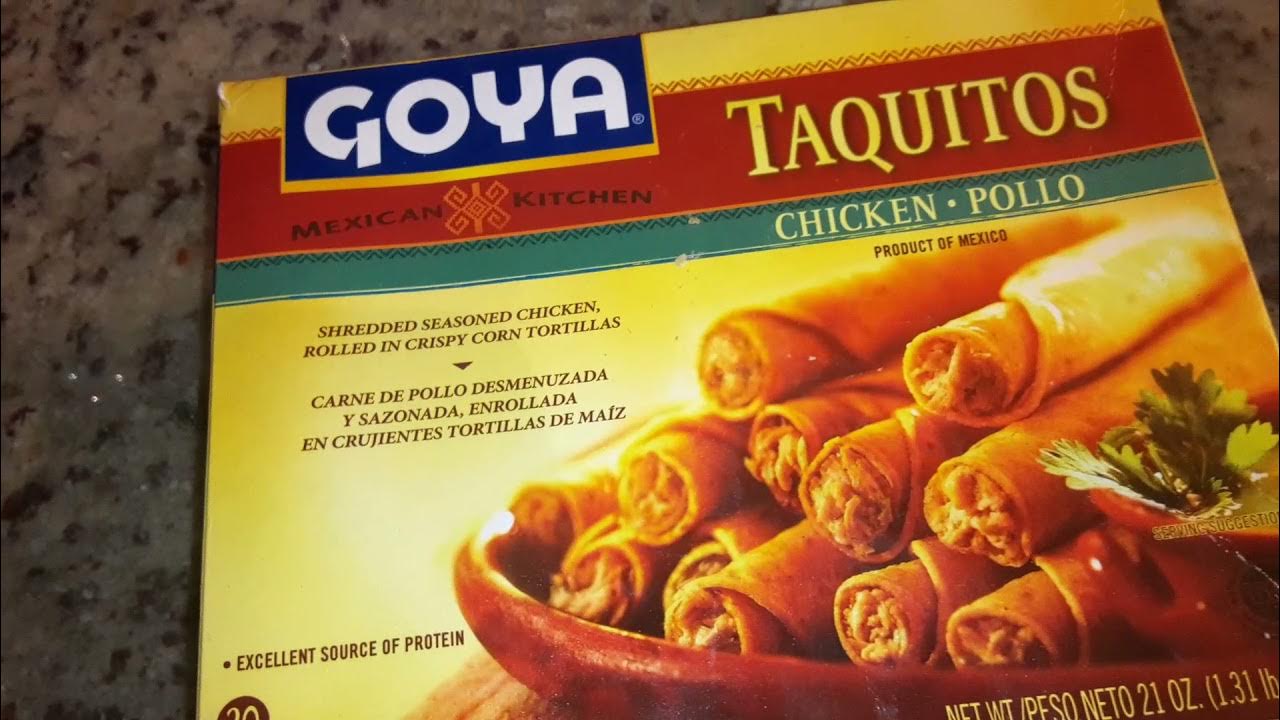 goya taquitos chicken pollo goya taquitos chicken pollo YouTube
