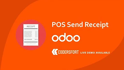 How to  send receipts to customers in odoo | odoo POS Backend Receipt | POS Backend Receipt Report