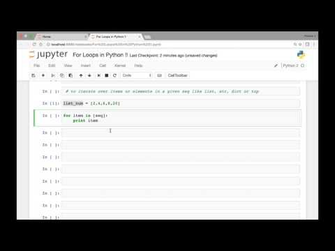 For Loops in Lists