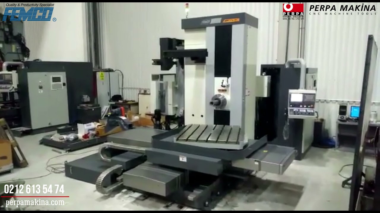 Femco BMC 110 R1 Tabladan Hareketli Cnc Borverk