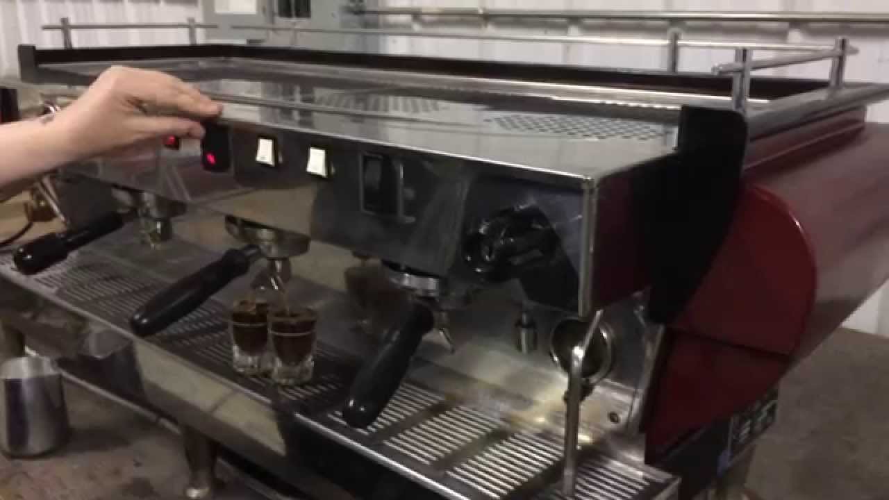 La Marzocco FB/70 4 Group Espresso Machine YouTube