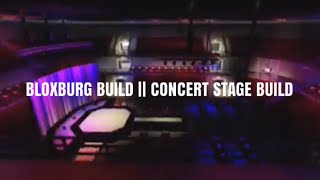 Bloxburg Mobile ||  Concert Stage Build