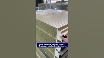 Automated Stacking of Rock Wool Panels in Progress #sandwichpanel #rockwoolpanel#factoryproduction