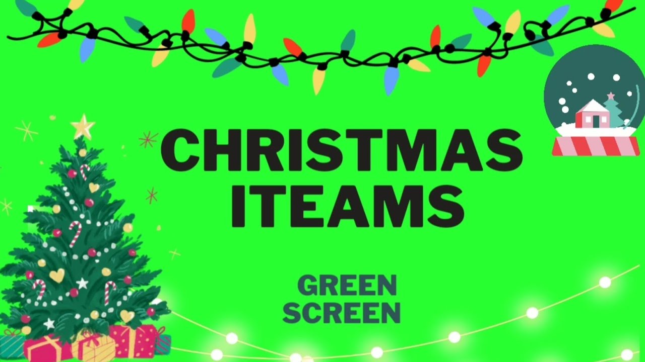 CHRISTMAS 🎄 DECORATIONS|copyright free content|green screen background #greenscreen #copyrighfree