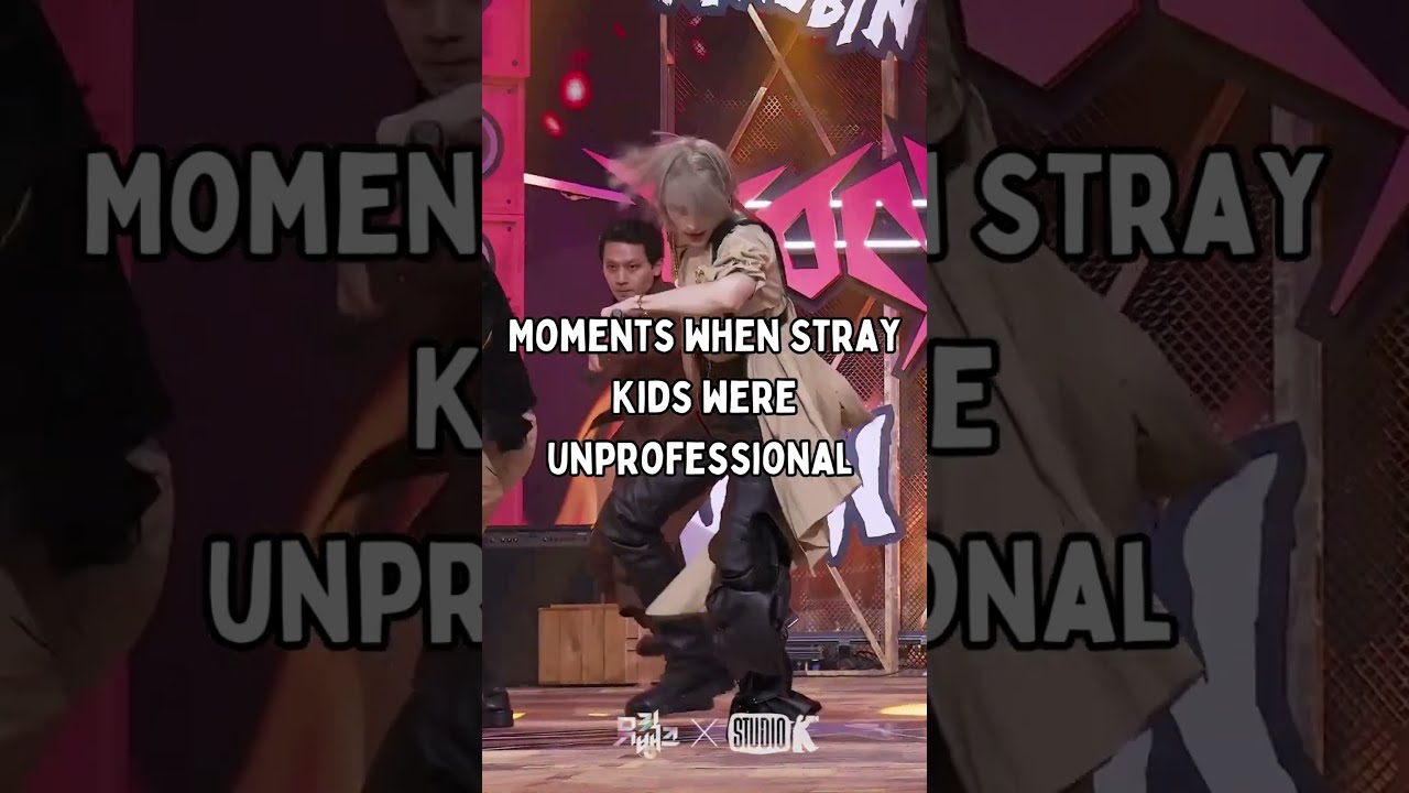 Moments When Stray Kids Were Unprofessional Serious