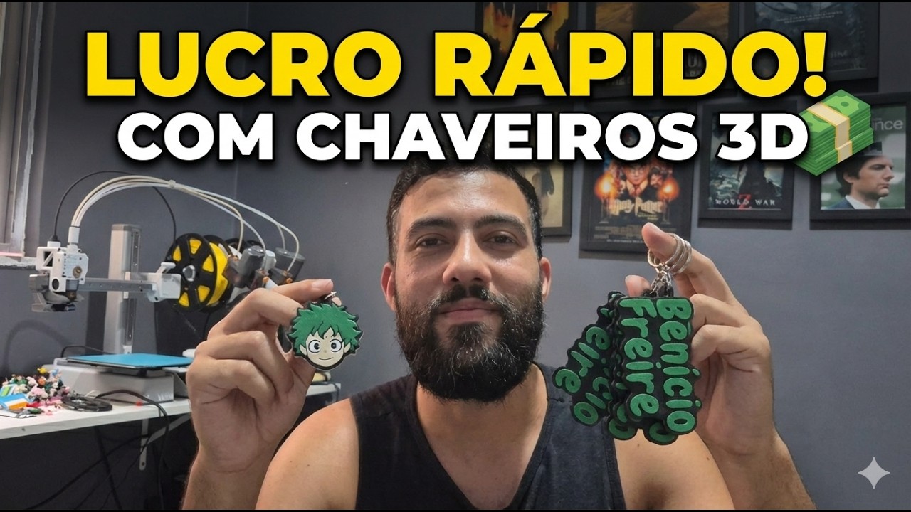 O produto MAIS FÁCIL para ganhar dinheiro com Impressão 3D hoje