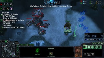 Sc2 Zerg Tutorial: How to Open Against Terran