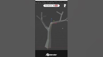How to create a Tree in Blender #polyeevee  #blender #tutorial