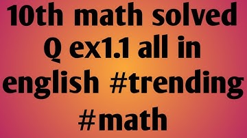 10th math solved ex1.1in english medium #trending #education #maths #shortsfeed like subscribe video
