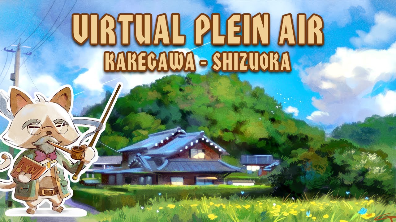Virtual plein air - Kakegawa (timelapse)