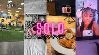 Solo diaries 001: Back in the gym, what I got for Christmas + dinner date| Nevaeh Micha