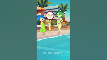 Help Anger get into the swimming pool with Disgust | Inside Out 2 #shorts