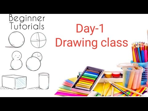 drawing classes for beginners/day- 1/basics of drawing for beginners ...