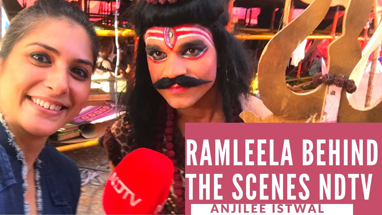 Behind the scenes of NDTV shoot at Delhi Ramleela