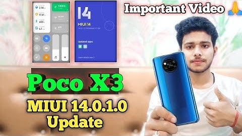 Poco X3 NFC MIUI 14.0.1.0 Update | Poco X3 MIUI 14 Android 13 Update Release Date | Fix Camera Dead