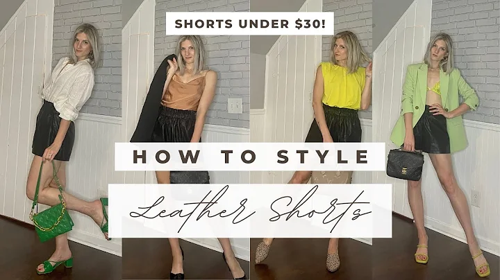 How To Style Leather Shorts | Summer Outfits | Going Out Outfits | Amanda Limardi