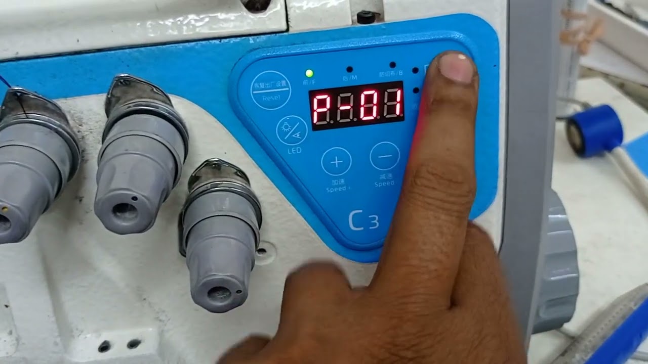 jack C3 panel.Lock  Speed Lock needle bar down all program