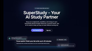 Congressional App Challenge: SuperStudy screenshot 1