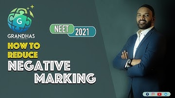 HOW TO REDUCE NEGATIVE MARKING IN NEET 2021 | TIPS & TRICKS |GRANDHAS | KEY TO SUCCESS | UMAR SHEHAB