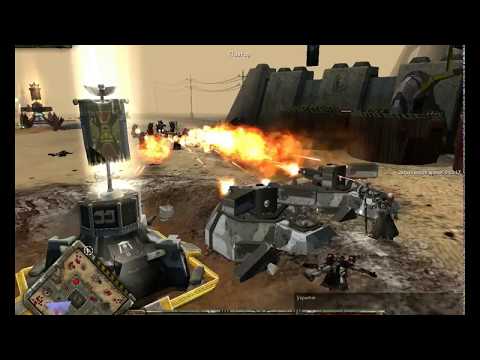 Видео: Warhammer 40 000 UA mod - Пехотный бой - Imperial Guard - FFA