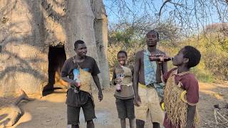 Hadzabe Soda Challenge! Chaba Leads a Fun Competition in the African Bush screenshot 5