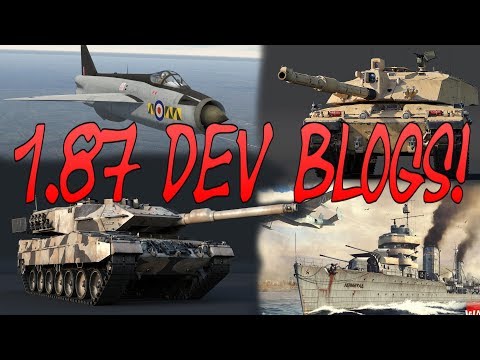 First Dev Blogs of 1.87 - War Thunder Weekly News