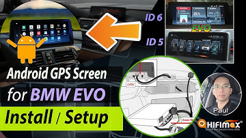 BMW 2 3 4 5 7 Series X1 X3 EVO Android GPS screen Install /connect Car Display/ CAN setting guide!