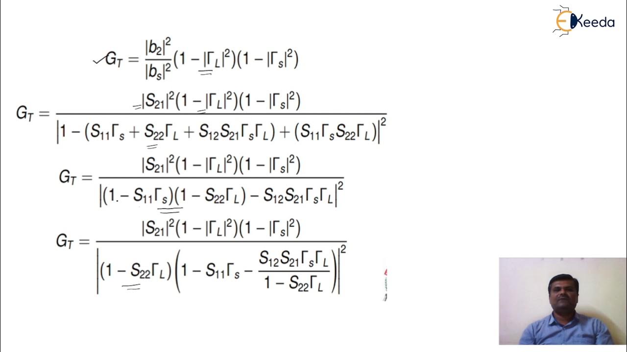 Transducer Power Gain of an Amplifier Part2 Amplifier Design RF