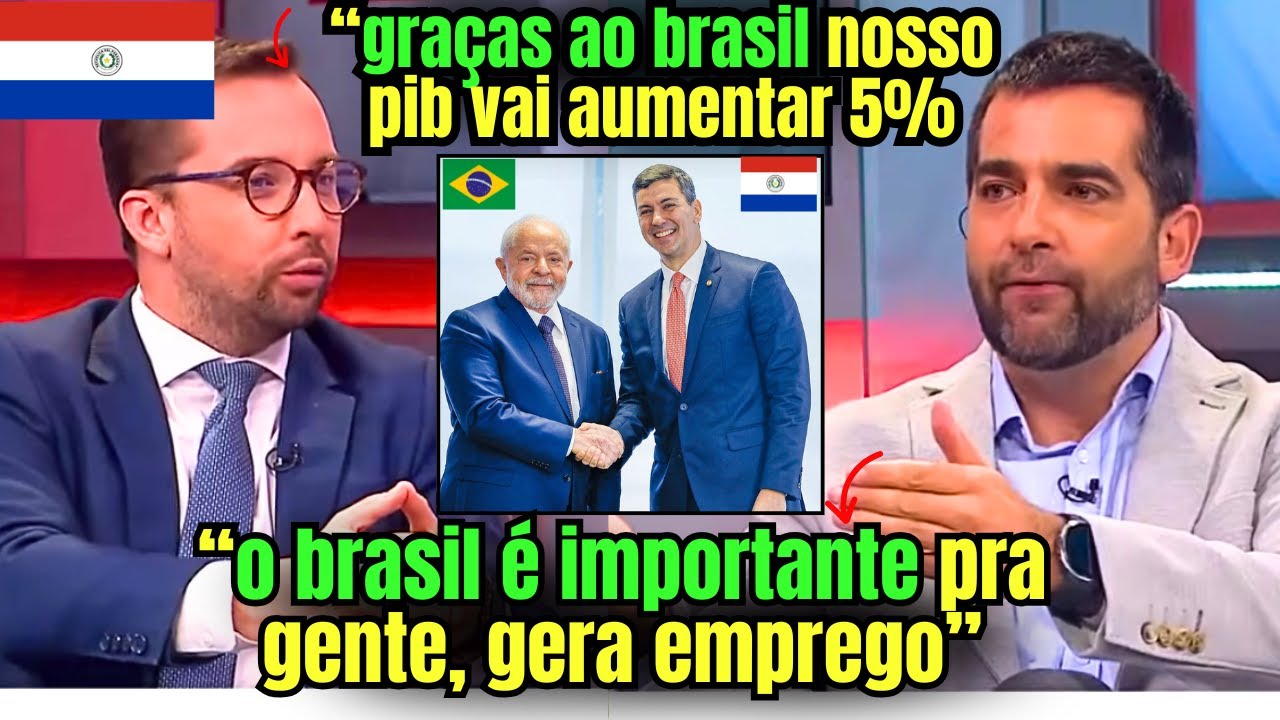 PARAGUAIOS COMEMORAM INVESTIMENTOS DO BRASIL 