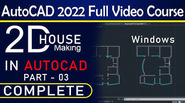 2D Plan in AutoCAD | 3d House making | Part 03 |AutoCAD 2022 Course | Engineer Tauseef Ullah