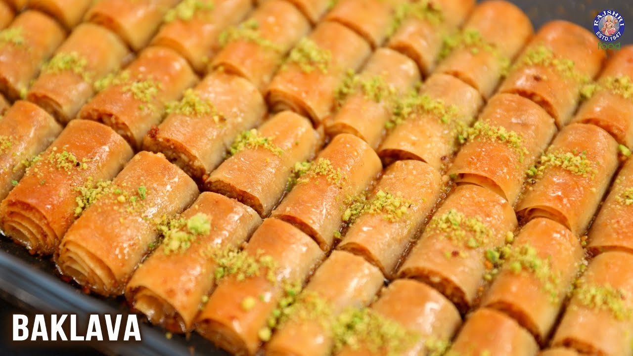 Baklava | How To Make Pistachio Baklava Rolls | Turkish Cuisine | Dessert Recipe By Varun Inamdar | Rajshri Food