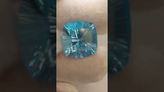 Dazzling laser cut topaz gemstone 24.45 CTS Puritygems.etsy.com