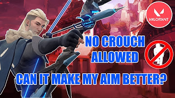 Playing Valorant But Crouch Button Is Removed #valorant