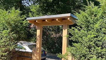 Code 5 Lead Installation To A Gatepost Entrance