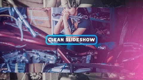 Clean Slideshow Premiere Pro Templates