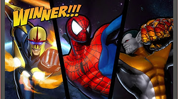 ULTIMATE MARVEL VS. CAPCOM 3 Spiderman,Nova,Super Skrull Requested Gameplay