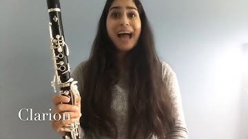 Registers of the Clarinet