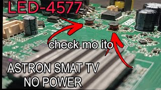 No power Astron 45" Smart TV