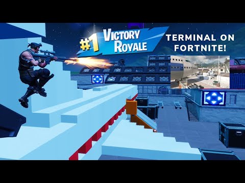Fortnite Trickshotting on MW2 Terminal...