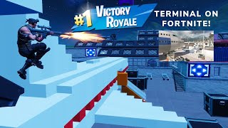 Fortnite Trickshotting on MW2 Terminal...
