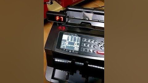 MYBRAND MIXNOTES CASH COUNTING MACHINE Calibration Video.