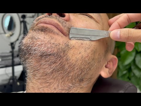 ASMR 🤫 SHAVING FOR A GOOD SLEEP 🍃 男性のシェービングと角質除去は深い眠りを助ける 🌱 남성의 면도와 각질 제거는 숙면에 도움이 됩니다