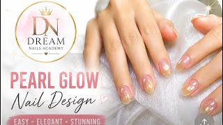 Elegant Champagne Gold Cat Eye Nails ✨ Easy Magnetic Gel Tutorial | Dream Nails Academy