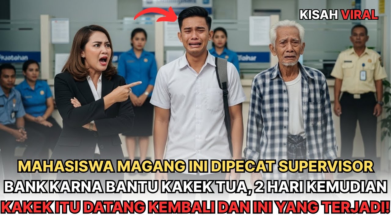MAHASISWA MAGANG INI DIPECAT SUPERVISOR BANK KARNA BANTU KAKEK TUA, TAPI 48 JAM KEMUDIAN...