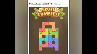 Sand Shape All Levels 151 - 152 - 153 - 154 - 155 - 156 - 157 - 158 - 159 - 160 Solution Walkthrough
