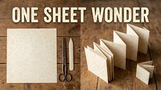 DIY Mini Accordion Booklet | Perfect for Organizing Embellishments @TheScrapologist