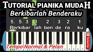 Not angka Pianika Berkibarlah Benderaku - Mudah Untuk Belajar
