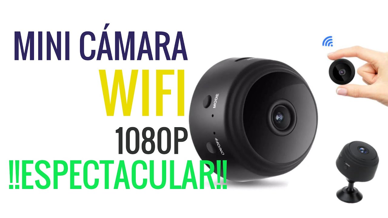 Mini Cámara espía Wifi [visión nocturna] A9 1080p 😁 