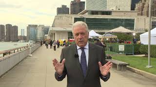 Doorstep by Commissioner Avramopoulos at the 73rd Session of the UN General Assembly