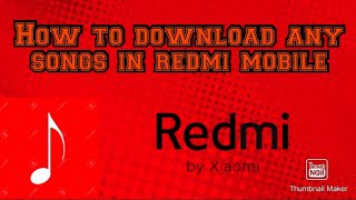 how to download any songs to music app by redmi mobile in kannada | screenshot 3